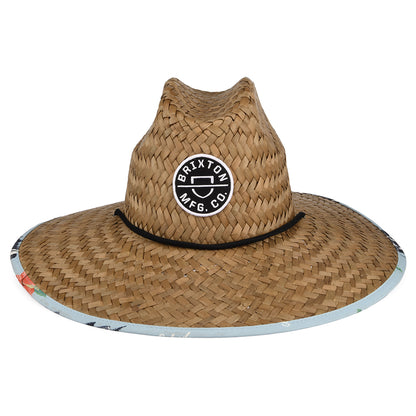 Chapeau Lifeguard en Paille Crest cuivre BRIXTON