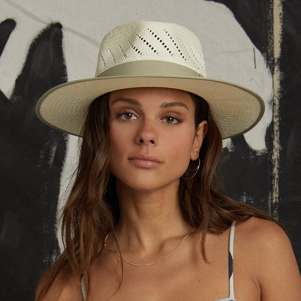 Chapeau Fedora en Paille Bandera Reserve naturel BRIXTON
