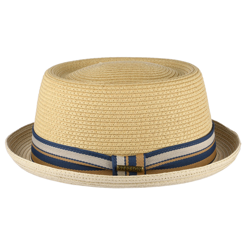 Chapeau Pork Pie en Paille Toyo naturel STETSON