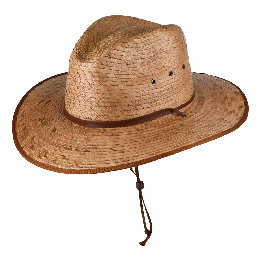 Chapeau Fedora en Paille Islander caramel SUNDAY AFTERNOONS