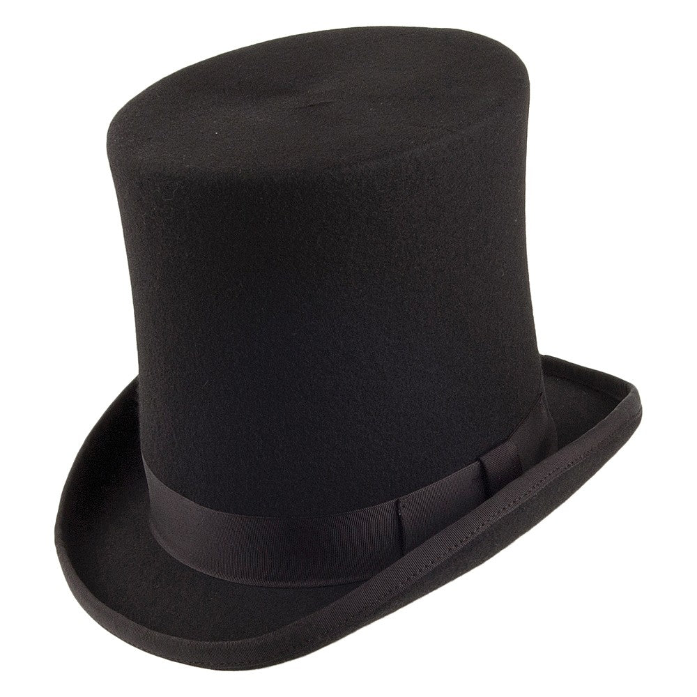 Chapeau Haut de Forme Stove Pipe noir DENTON