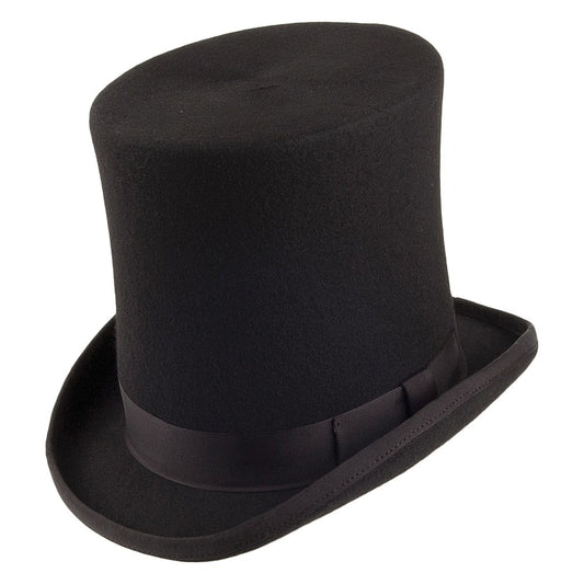Chapeau Haut de Forme Stove Pipe noir DENTON