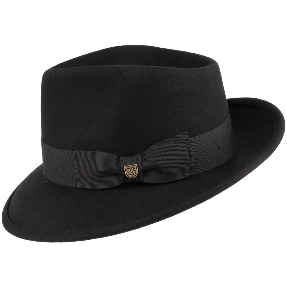 Chapeau Fedora Swindle noir BRIXTON
