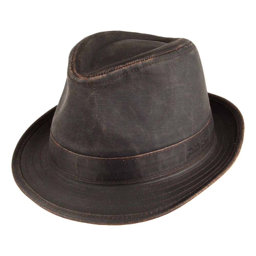 Chapeau Trilby Hydrofuge Odessa marron STETSON