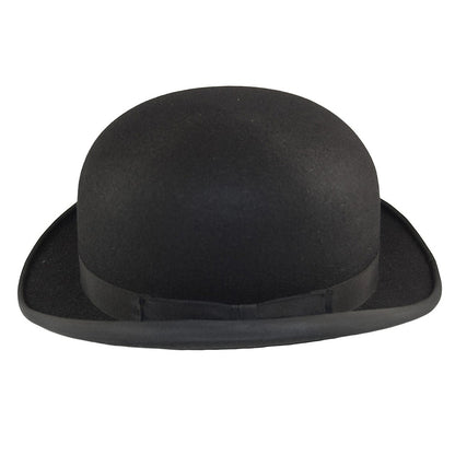 Chapeau Melon en Fourrure Feutrée noir CHRISTYS
