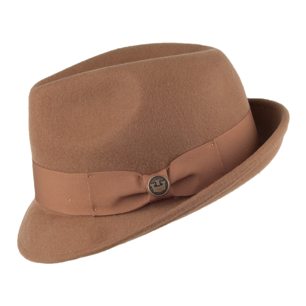 Chapeau Trilby en Laine Feutrée Good Boy camel GOORIN BROTHERS