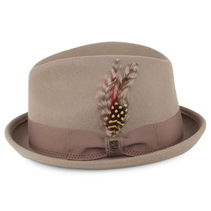 Chapeau Trilby Gain khaki BRIXTON