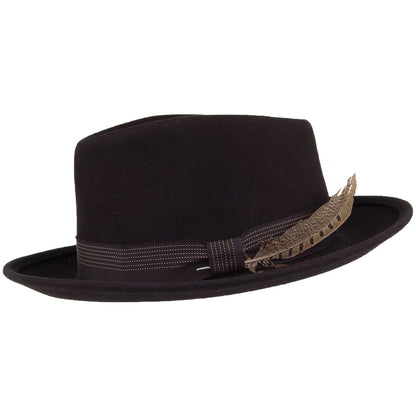 Chapeau Fedora Swindle II noir BRIXTON