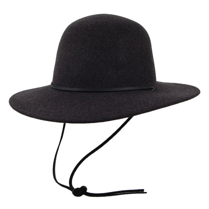 Chapeau Australien Tiller III mélange de noirs BRIXTON