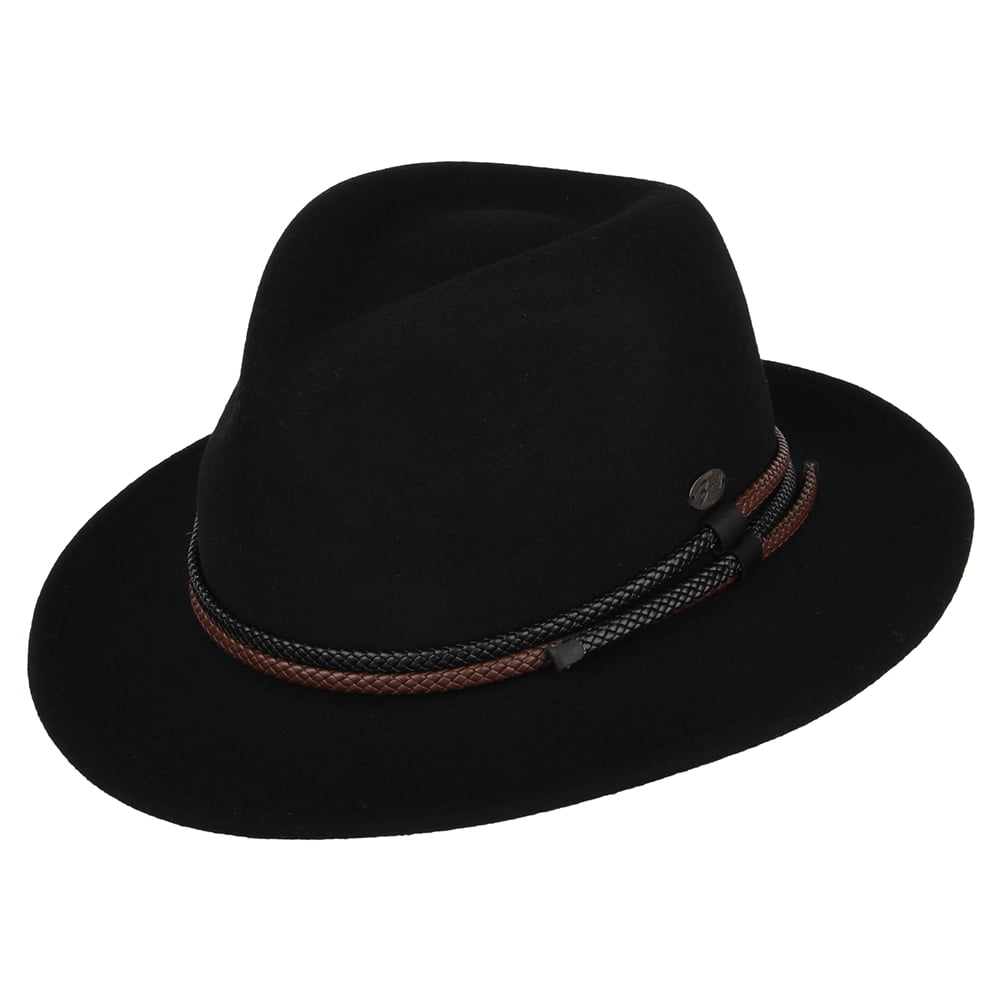 Chapeau Fedora Déformable Nelles noir BAILEY