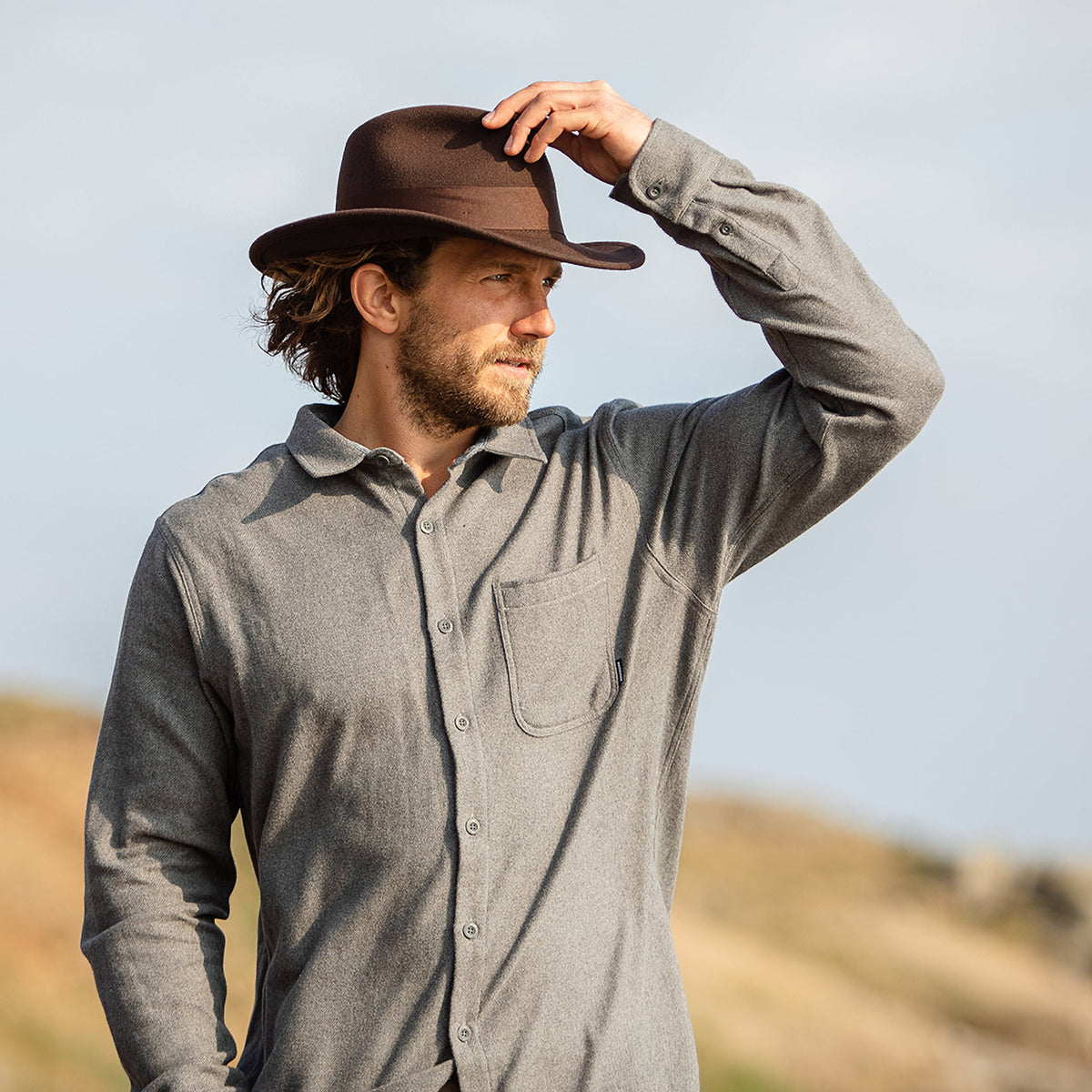 Chapeau Fedora Ford marron JAXON & JAMES