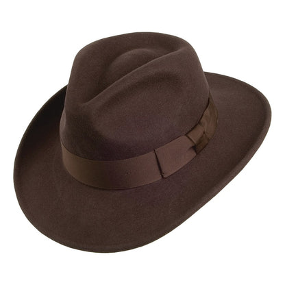 Chapeau Fedora Ford marron JAXON & JAMES