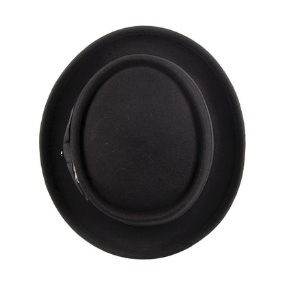 Chapeau Pork Pie en Laine noir JAXON & JAMES