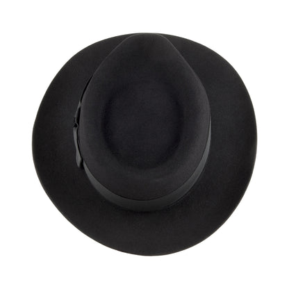 Chapeau Fedora en Fourrure Feutrée Casablanca noir CHRISTYS