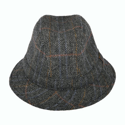 Chapeau Trilby Enroulable à Chevrons panaché de gris CITY SPORT