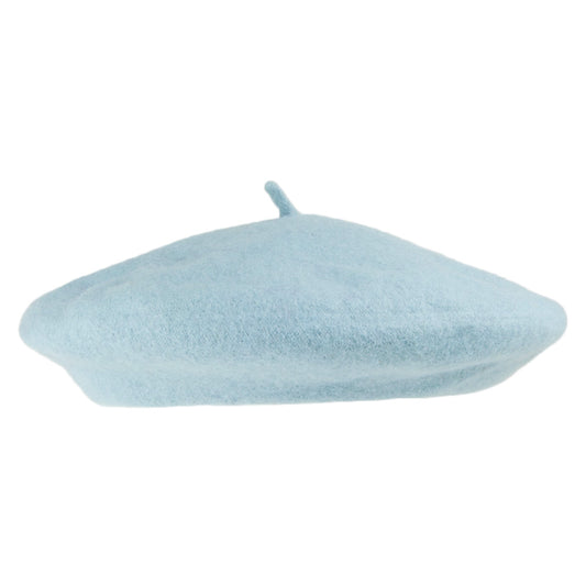 Béret Tendance en Laine bleu clair