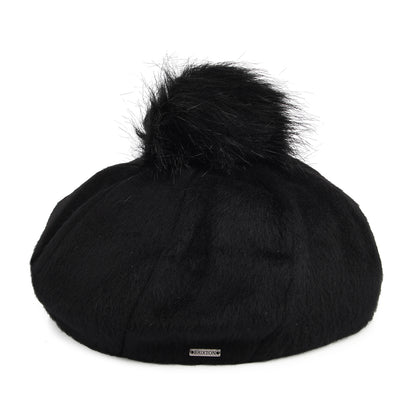 Béret Oversize avec Pompon en Fausse Fourrure Natalie noir BRIXTON