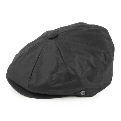 Casquette Gavroche en Toile Cirée Hydrofuge noir JAXON & JAMES