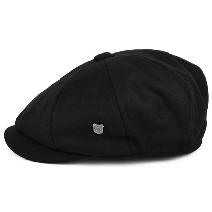 Casquette Gavroche en Melton Alfie noir FAILSWORTH