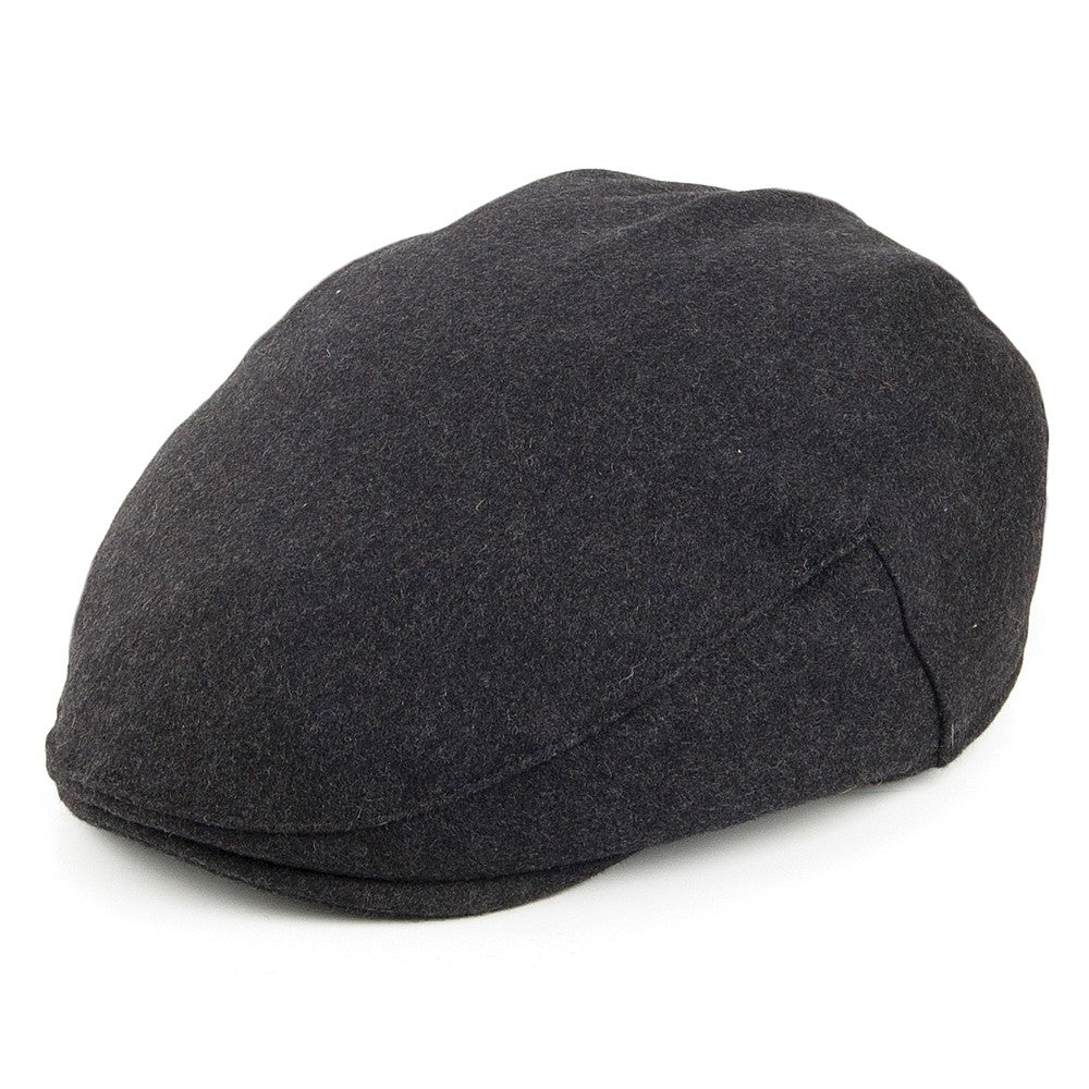 Casquette Plate en Melton gris FAILSWORTH