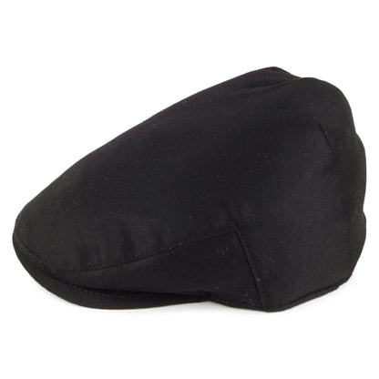 Casquette Plate en Pur Cachemire Balmoral noir CHRISTYS