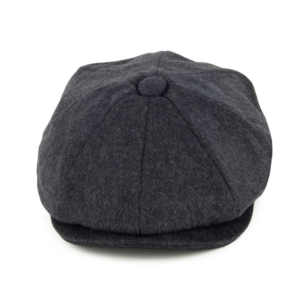 Casquette Gavroche en Pure Laine Harlem anthracite JAXON & JAMES