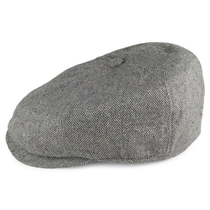 Casquette Gavroche en Soie Mélangée Hudson gris FAILSWORTH