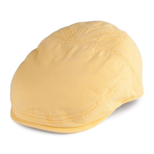 Casquette Plate en Coton Paradise jaune STETSON