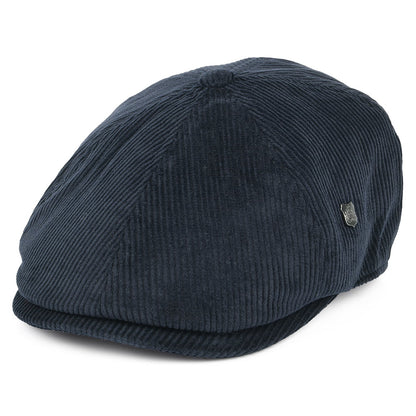 Casquette Gavroche en Velours Côtelé Hudson bleu marine FAILSWORTH