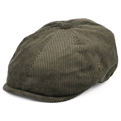 Casquette Gavroche en Velours Côtelé Hudson olive FAILSWORTH