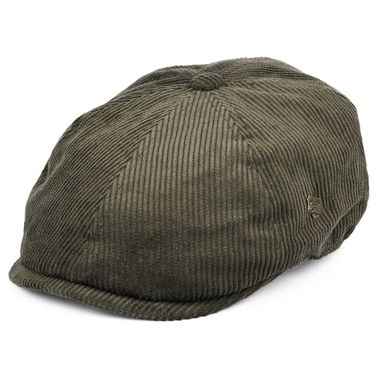 Casquette Gavroche en Velours Côtelé Hudson olive FAILSWORTH