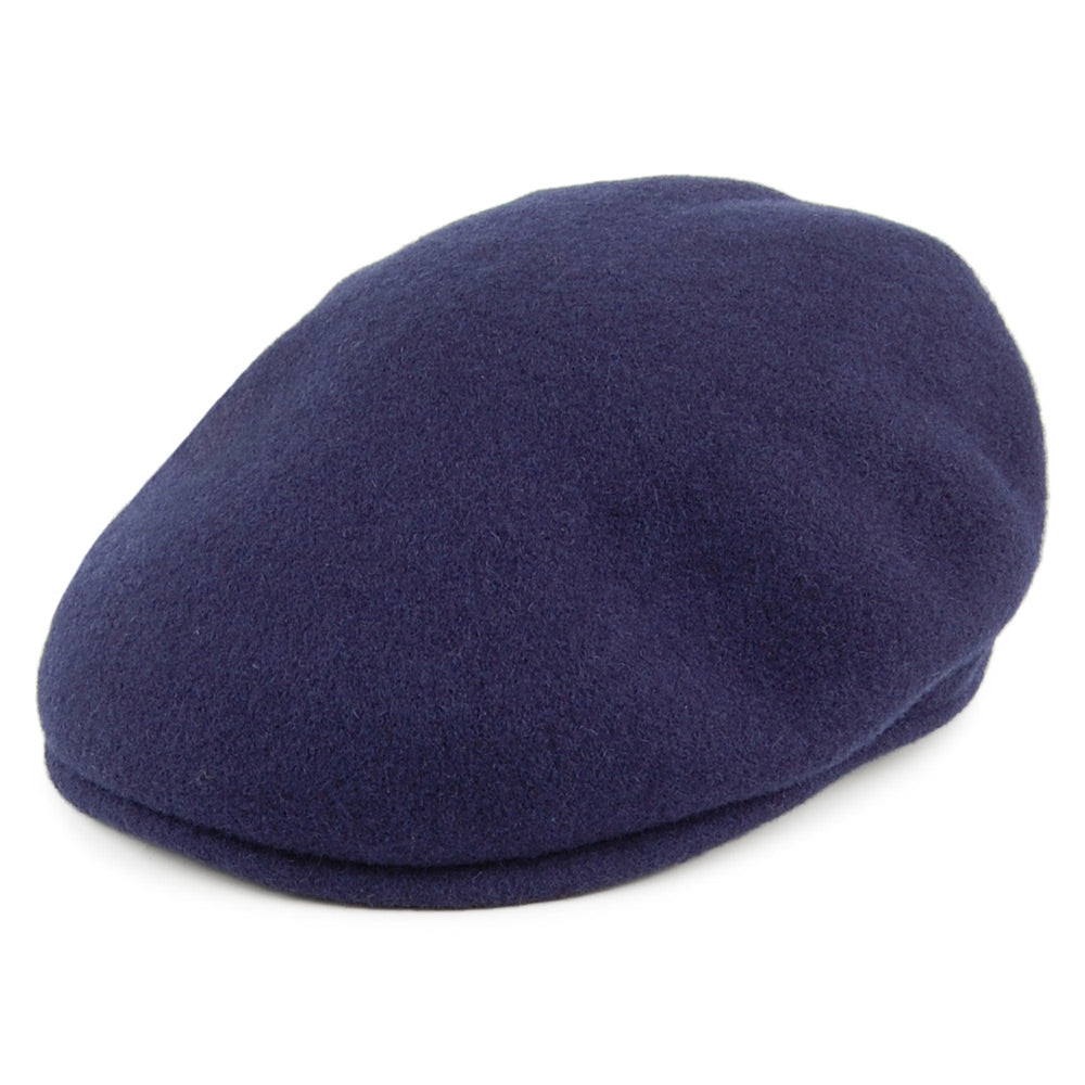 Casquette Plate en Laine Classic bleu marine JAXON & JAMES