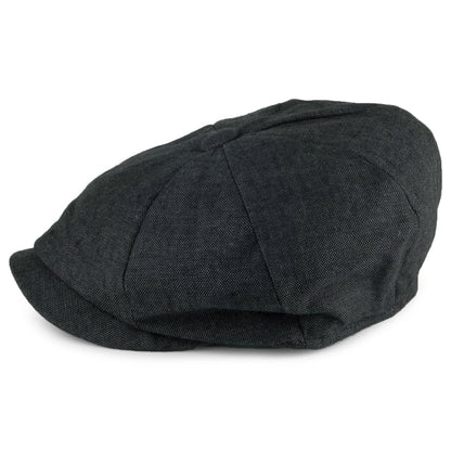 Casquette Gavroche en Lin Alfie anthracite FAILSWORTH