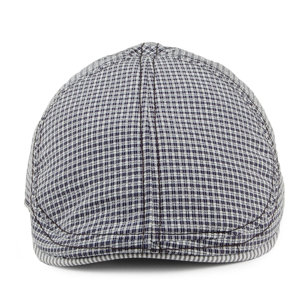 Casquette Plate à Carreaux Fridays gris GOORIN