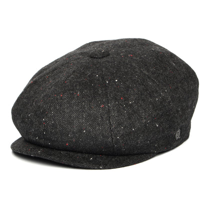 Casquette Gavroche Chinée et Mouchetée Blackheath noir-multi JAXON & JAMES