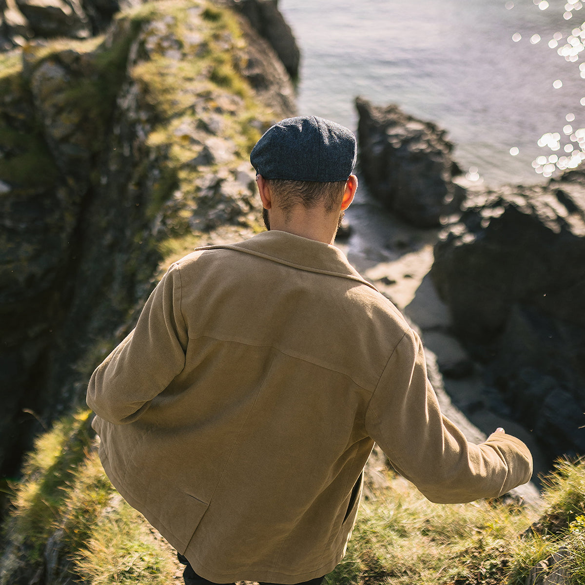 Casquette Gavroche Falconbrook bleu marine JAXON & JAMES