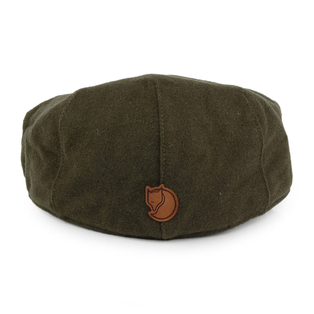 Casquette Plate Forest Hunting olive foncé FJALLRAVEN