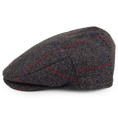 Casquette Plate Imperméable à Carreaux panaché de gris FAILSWORTH