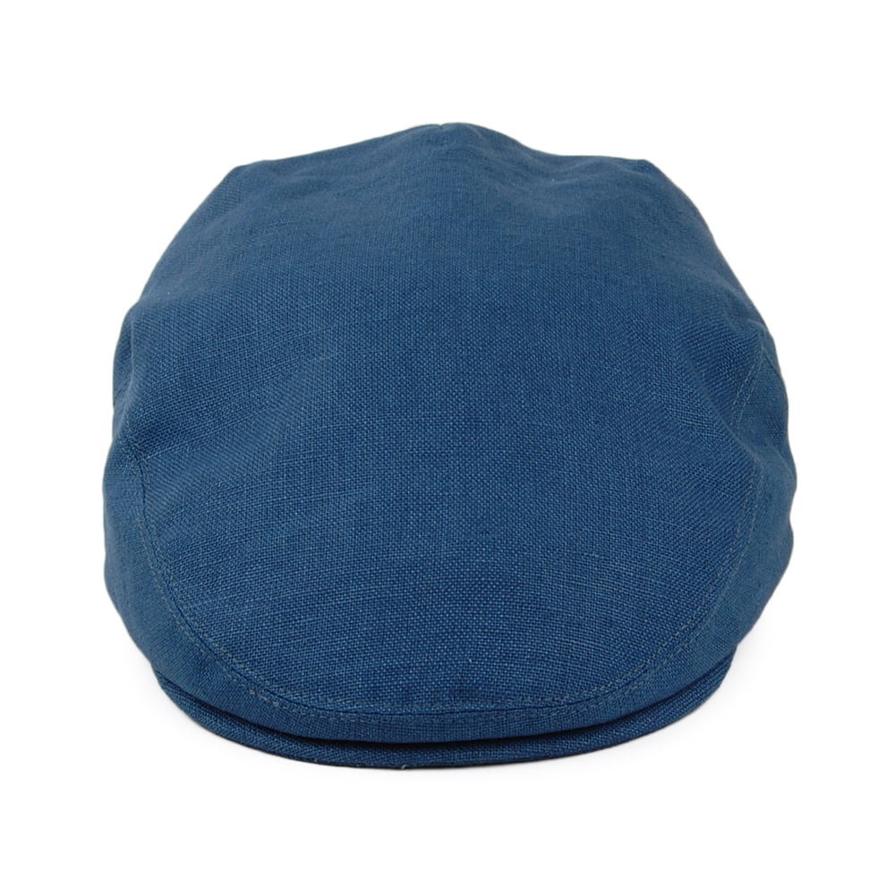 Casquette Plate en Lin Irlandais denim FAILSWORTH