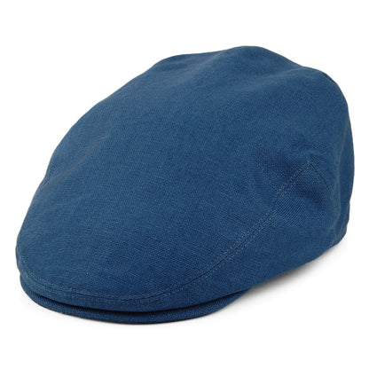 Casquette Plate en Lin Irlandais denim FAILSWORTH