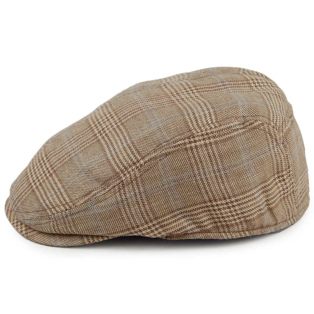 Casquette Plate en Moon Tailored Driver mélange de marrons CHRISTYS
