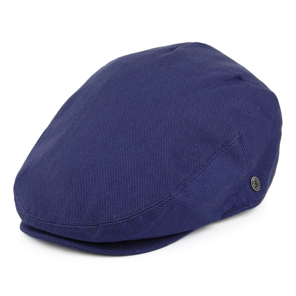Casquette Plate en Coton bleu foncé JAXON & JAMES