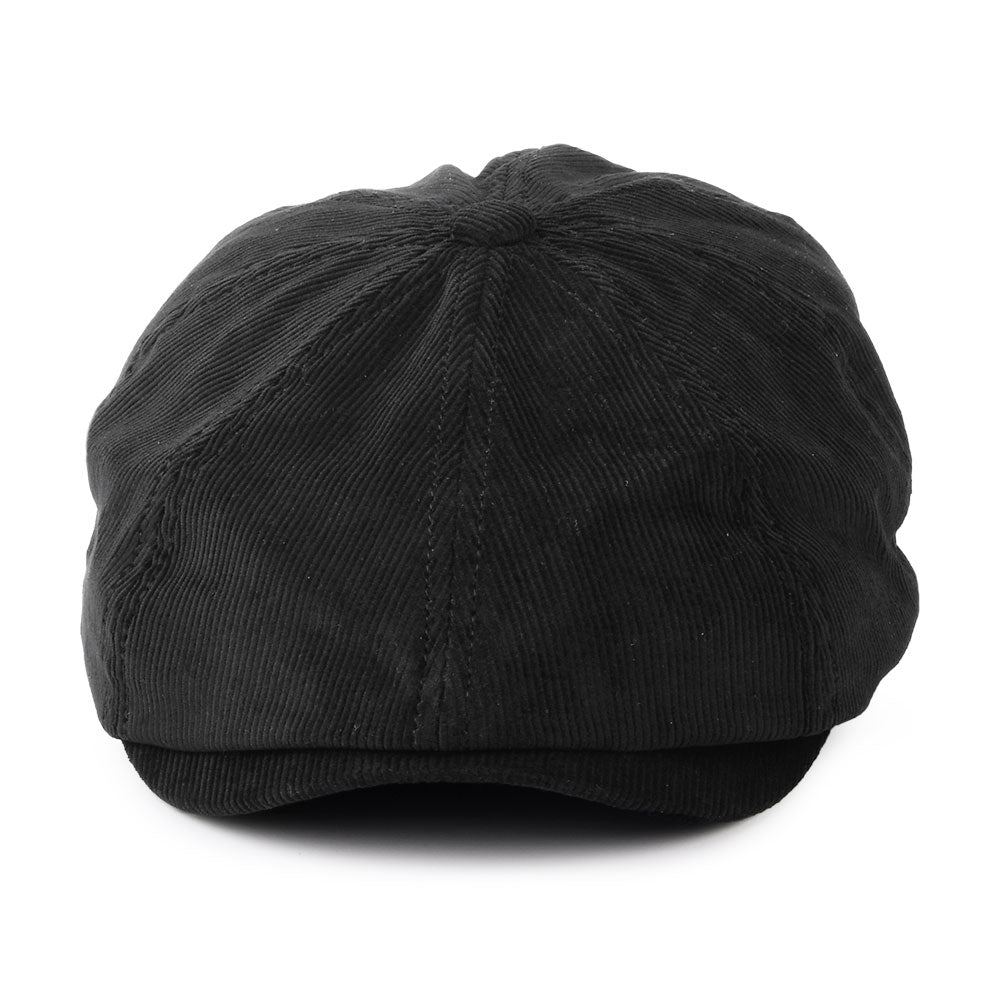 Casquette Gavroche en Velours Côtelé Brood Joe Strummer noir BRIXTON