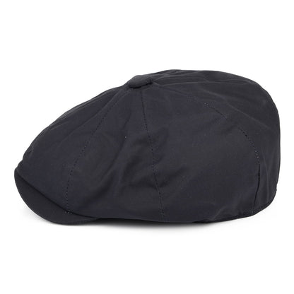 Casquette Gavroche en Coton Ciré bleu marine CHRISTYS