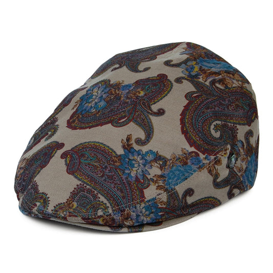 Casquette Plate Paisley beige sable CITY SPORT