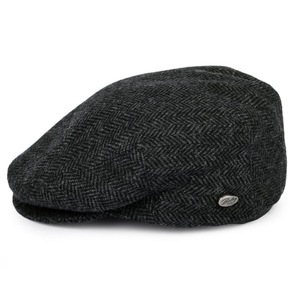 Casquette Plate à Chevrons Lord noir BAILEY