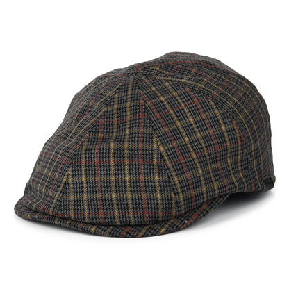 Casquette Gavroche Flexfit à Carreaux panaché de gris KANGOL