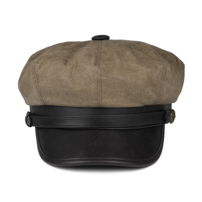 Casquette de Motard Rebelle beige britannique JAXON & JAMES