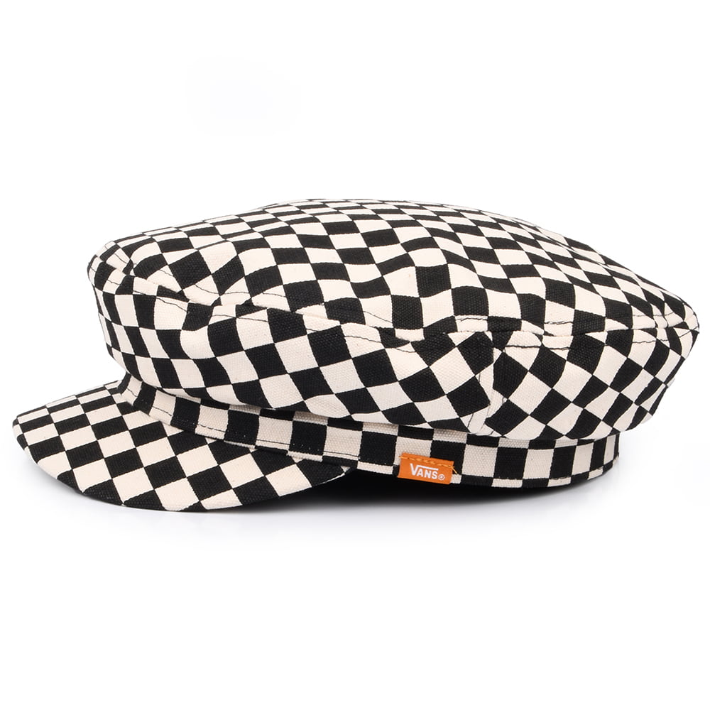 Casquette Gavroche Femme à Motif en Damier Utility noir-blanc VANS