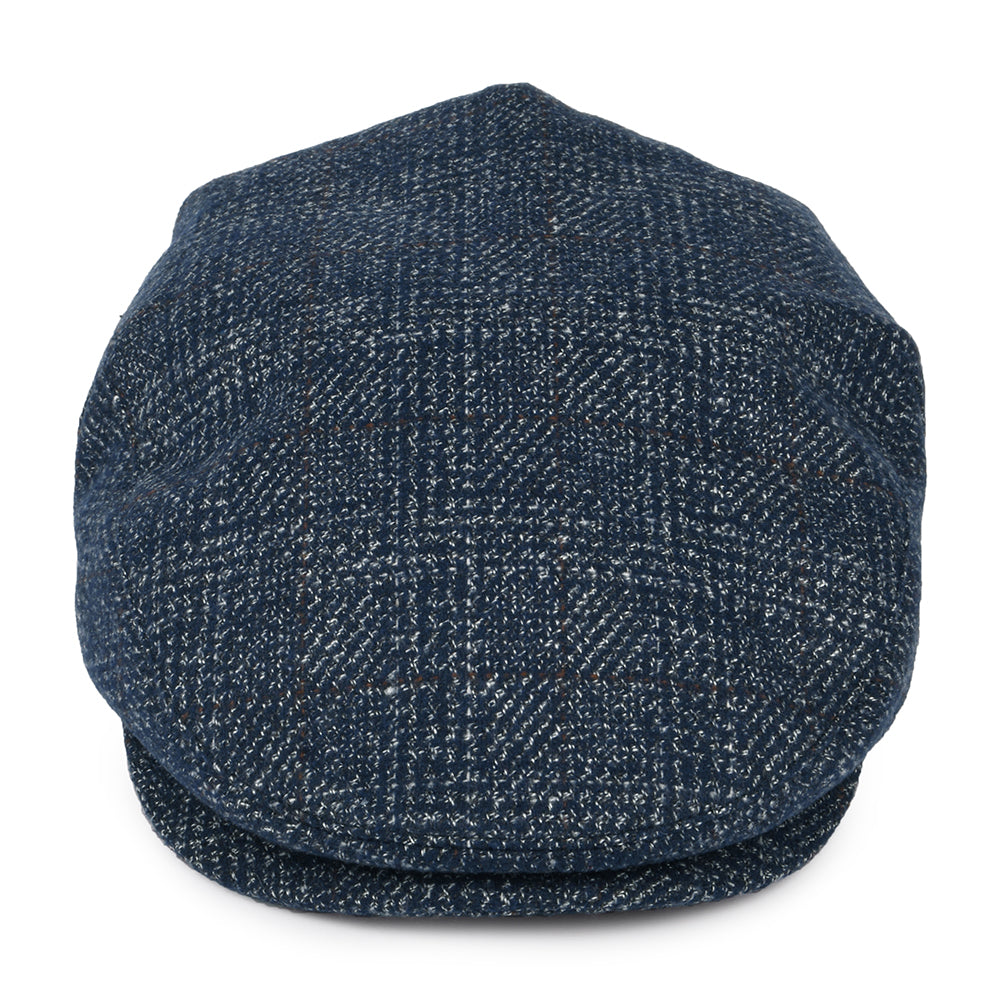 Casquette Plate à Carreaux Hooligan bleu marine-blanc cassé BRIXTON